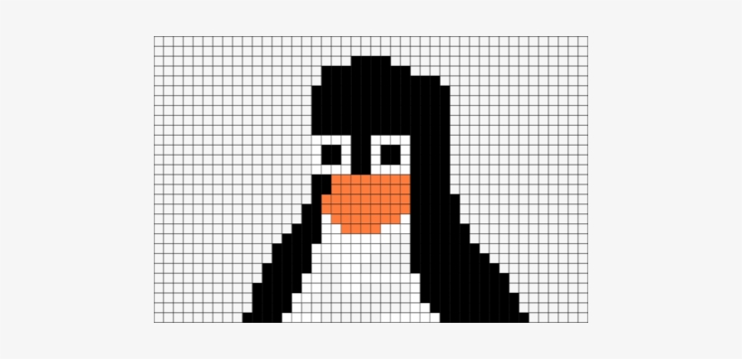 Pixel Art Penguin, transparent png download