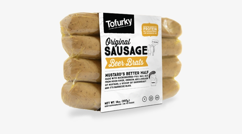 Tofurky Original Sausage Beer Brats - Tofurky Sausage, transparent png download