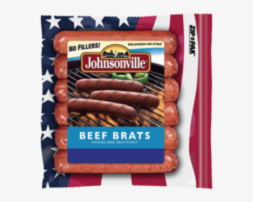 More Views - Johnsonville Beef Brat 12oz, transparent png download