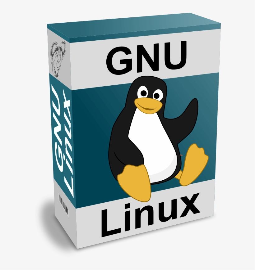 Software Carton Box With Gnu - Software Gnu, transparent png download