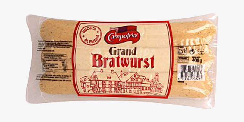 Campofrío Grand Bratwurst Sausages Package 3 Units - Corn Tortilla, transparent png download