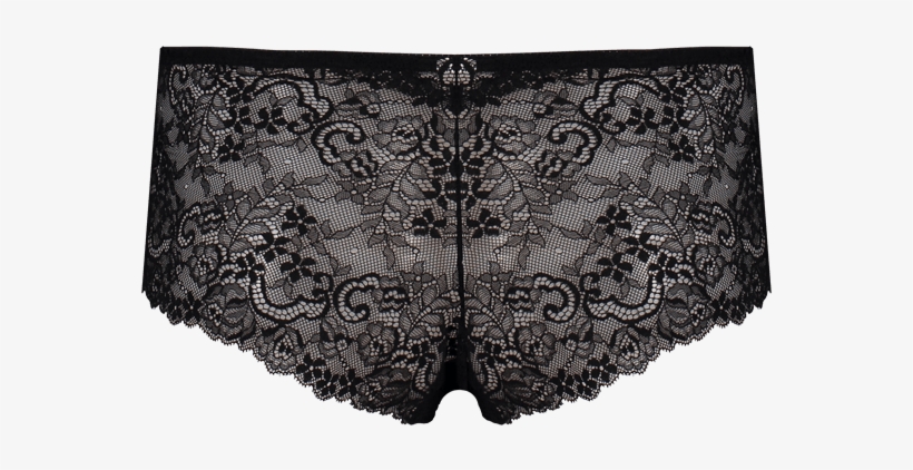 Edition Contrast Lace Bra & Short Set Setu04 5009black/blue - Lace, transparent png download