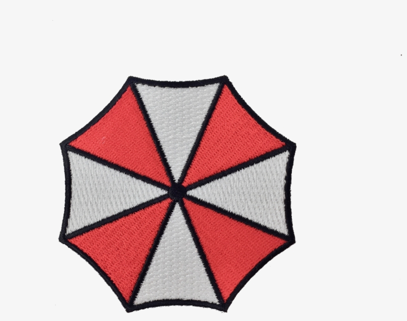 Resident Evil Umbrella Corporation Logo Iron-On Patch – 4.75 Inches Embroidered