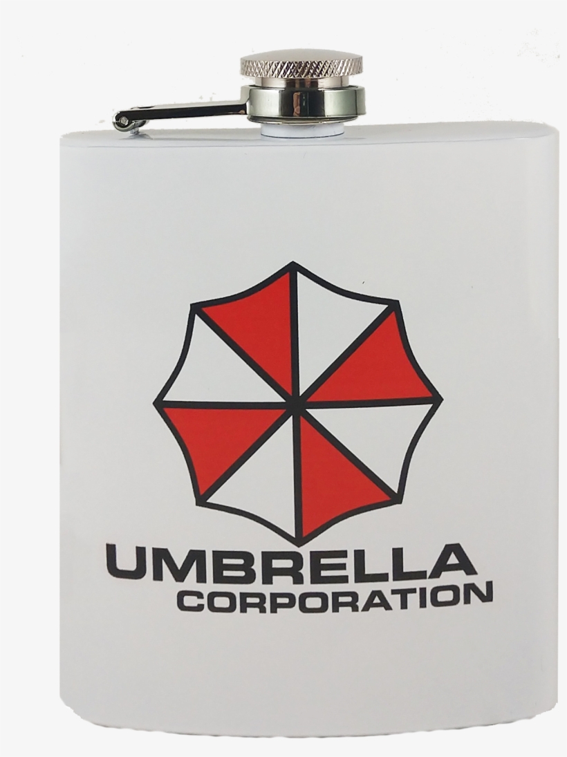 Resident Evil Umbrella Corporation Flask - Umbrella Corporation Logo Png, transparent png download