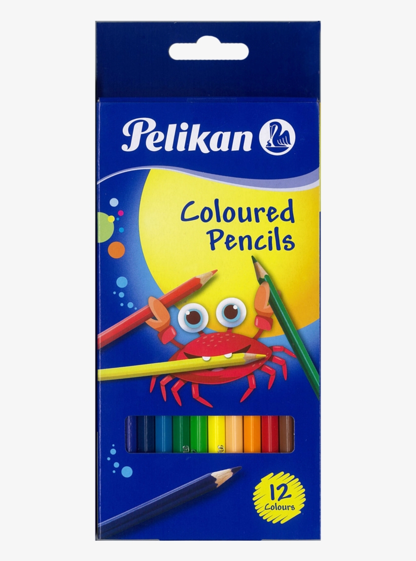 Coloured Pencils 12 Colours - Pelikan, Kredki Trójkątne, Grube, 12 Szt., transparent png download