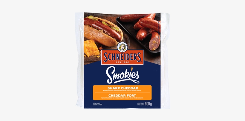 Smokies - Sharp Cheddar - Schneiders Cheddar Smokies, transparent png download