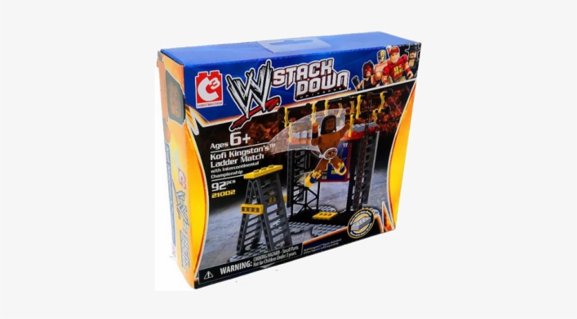 Wwe Stackdown Starter Set Kofi Kingston Ladder Match - Wwe Stackdown Starter Set - Kofi Kingston, transparent png download