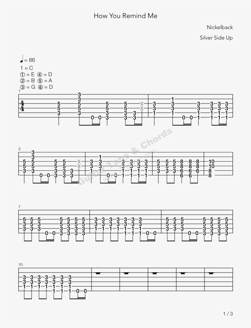 How you remind аккорды. How you remind аккорды