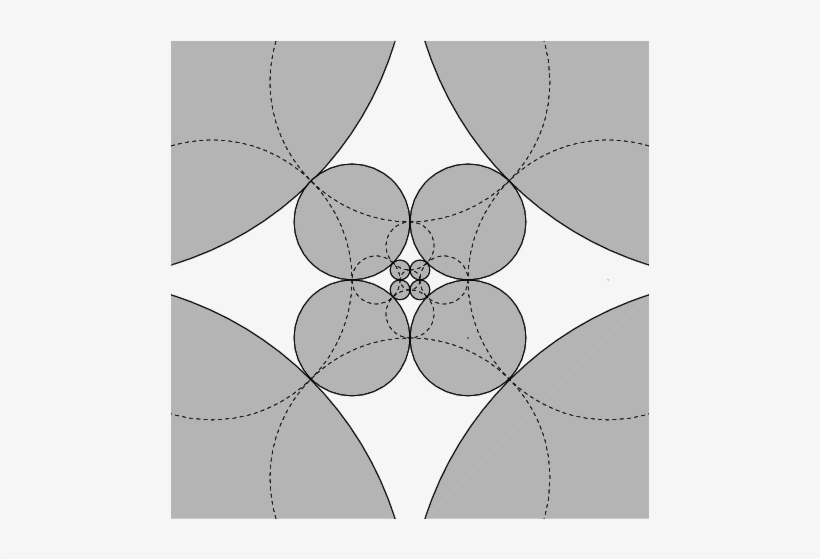The Double Circle Packing Of N × Z 4 - Illustration, transparent png download