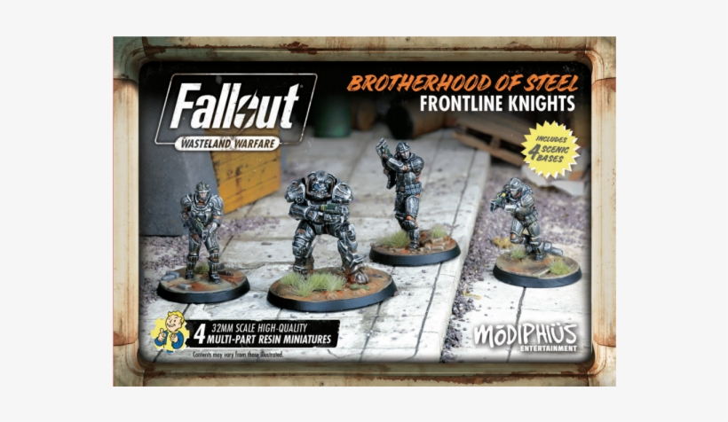 Brotherhood Of Steel - Fallout Wasteland Warfare Brotherhood Of Steel, transparent png download