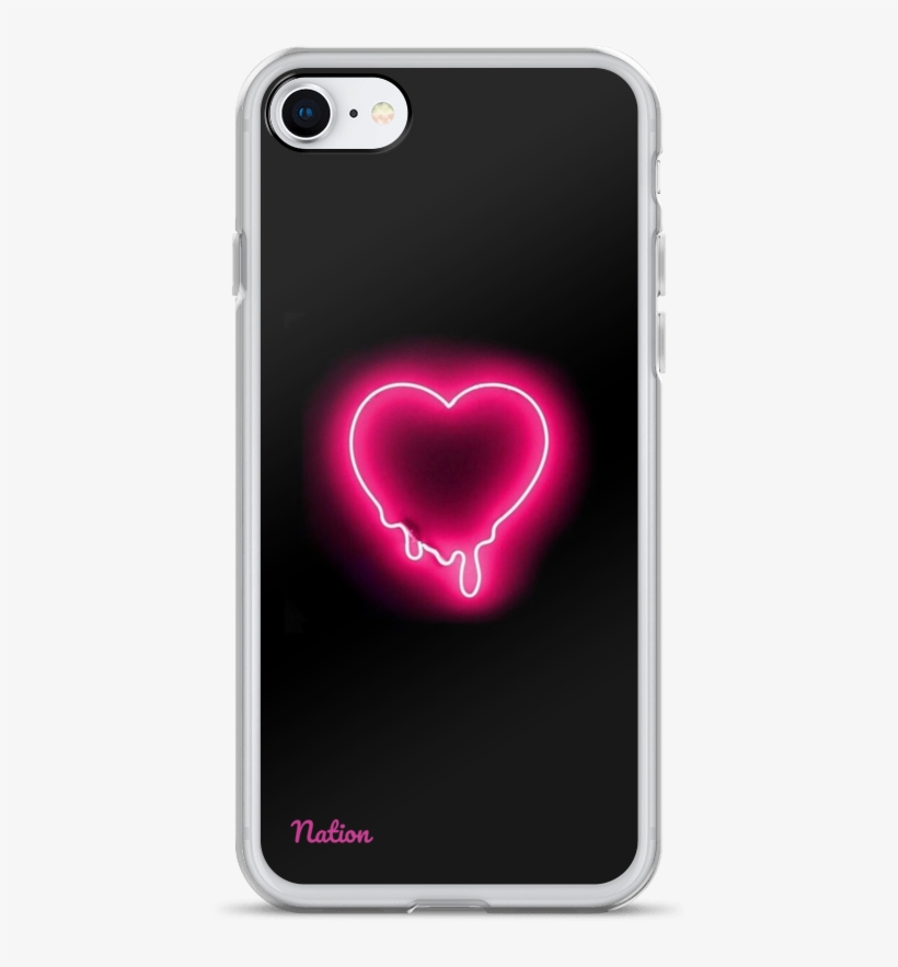 Neon Heart Iphone Case - Iphone, transparent png download
