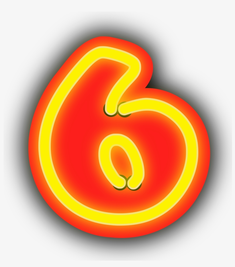 Big Image - Neon Six, transparent png download
