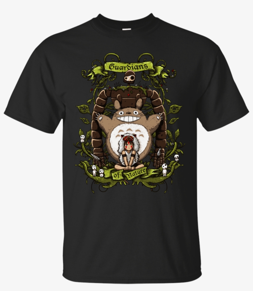 Guardians Of Nature Princess Mononoke Cotton T-shirt - Trump Shirt Funny, transparent png download