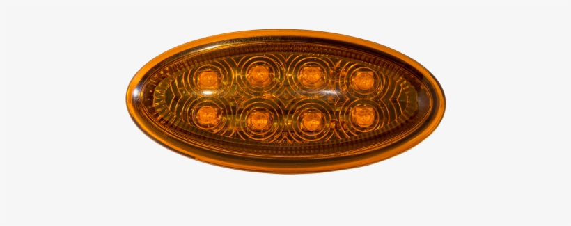 Peterbilt® Oval Side Marker Turn Light - Light, transparent png download