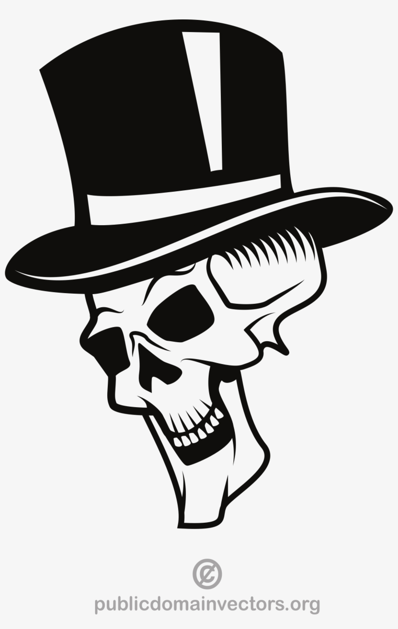 Big Image - Skull Clip Art Black And White, transparent png download