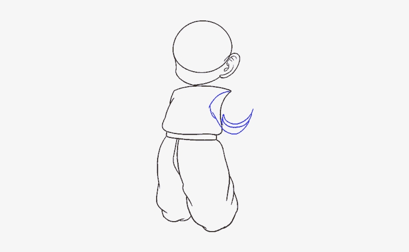 How To Draw Goku - Line Art, transparent png download