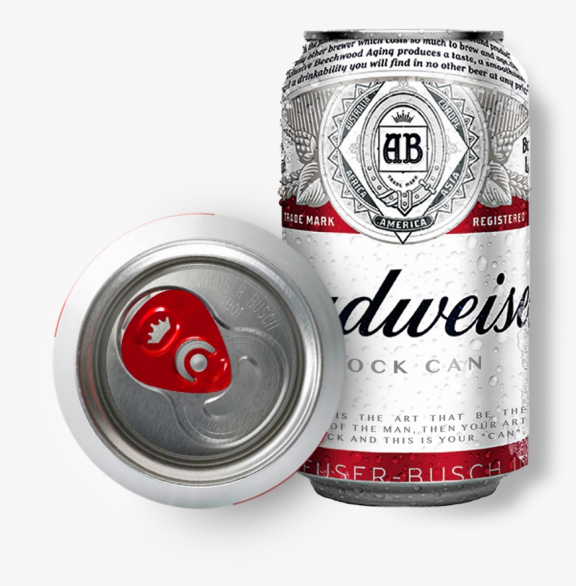 Budweiser 25 Oz Can Bottle Cooler Huggie Classic Label, transparent png download