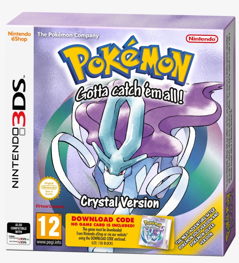 Enlarge Picture - Pokemon Crystal 3ds, transparent png download