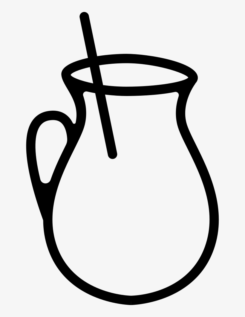 Lemonade In A Jar With Stirrer Comments, transparent png download