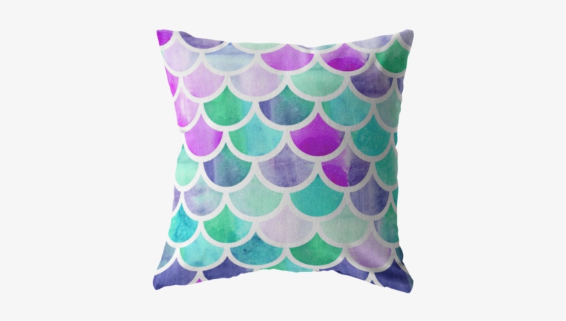 mermaid scale pillow