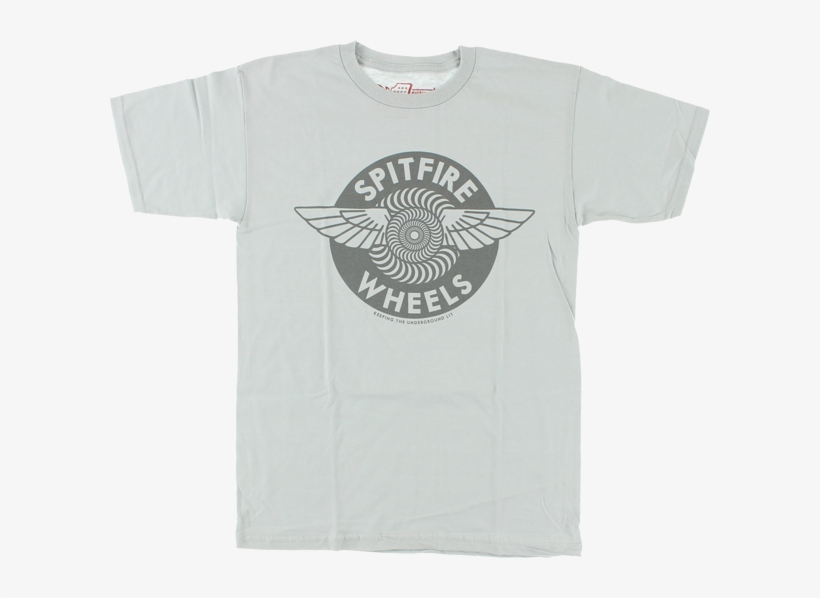 Sf Flying Swirl Ss L-silver/grey - Active Shirt, transparent png download