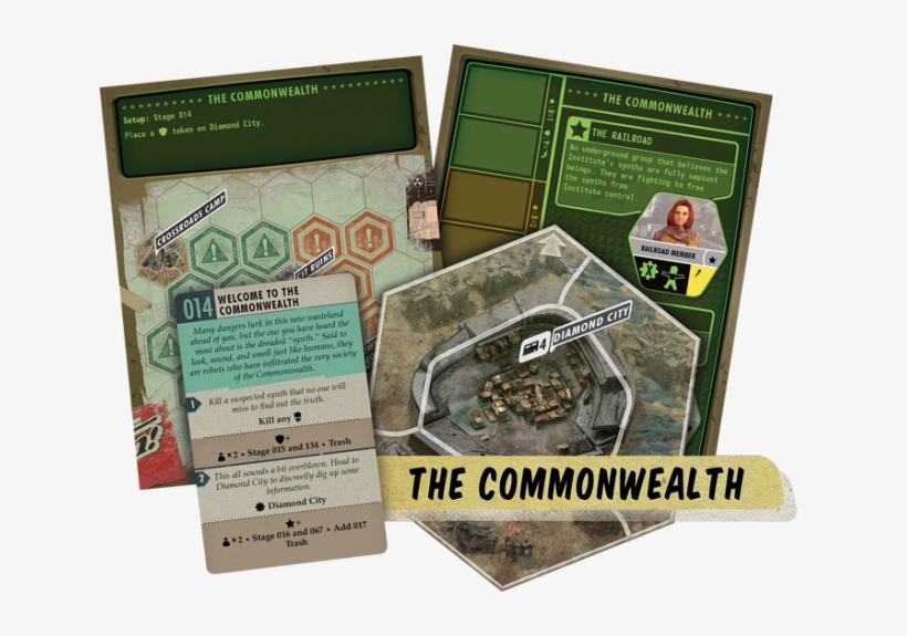 One Of The Scenarios, The Commonwealth - Fallout New California Board Game, transparent png download