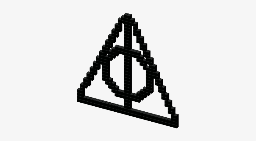 View Cursor On T-shirt - Transparent White Deathly Hallows Symbol, transparent png download