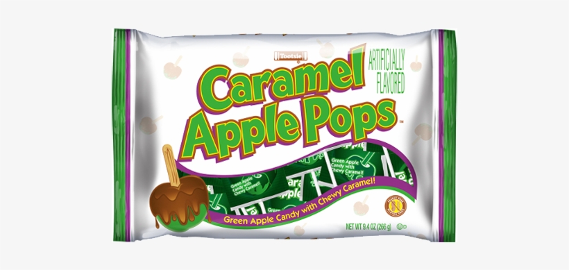 Tootsie Caramel Apple Pops Lollipops Bags For Fresh - Tootsie Caramel Apple Pops Lollipops, 8.125 Oz, transparent png download