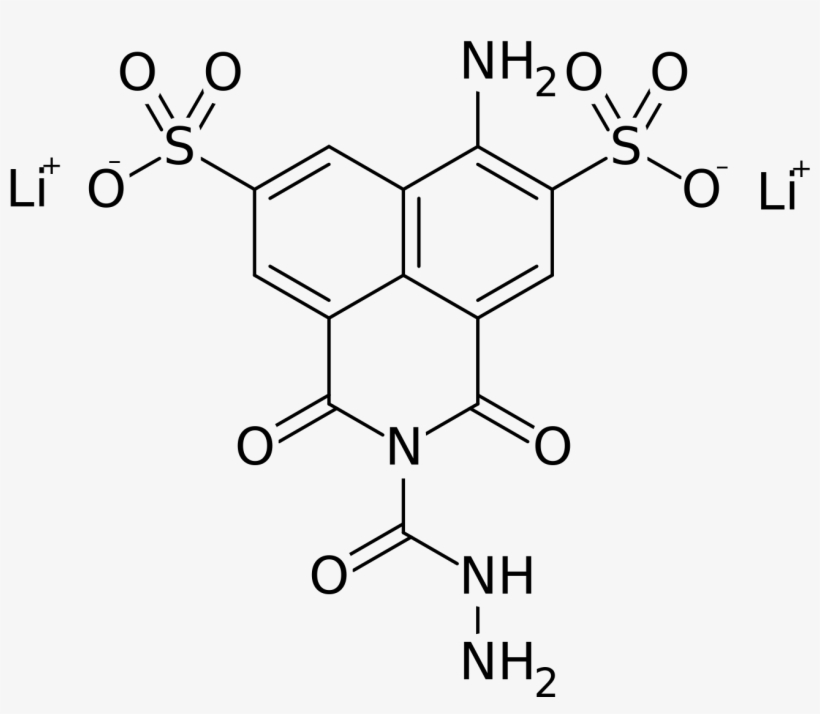 File - Lucifer Yellow - Svg - 1 8 Naphthalic Anhydride, transparent png download
