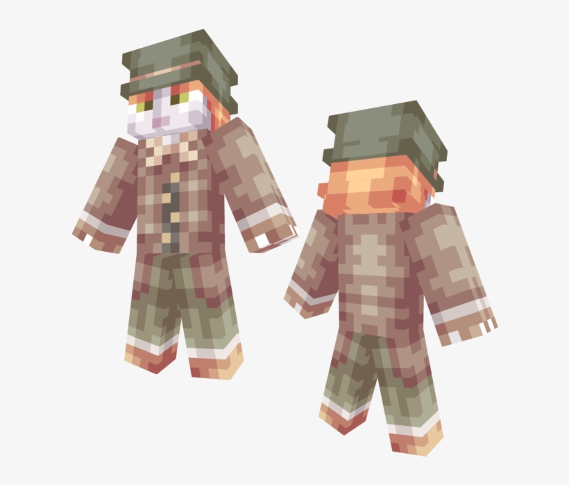 Asmkljpng - Minecraft Alice In Wonderland Mad Hatter Skin, transparent png download