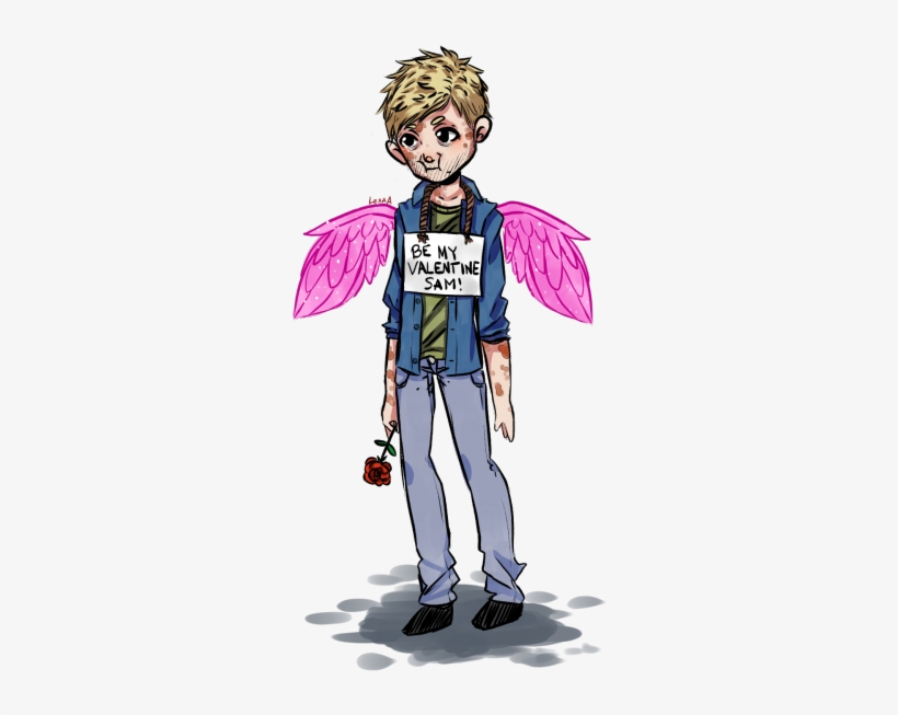 Happy Valentine's Day, Guys~ - Lucifer Hot Pink Wings, transparent png download