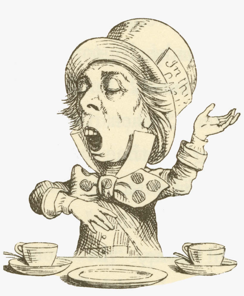 Alice Module2 Aaiw1984tenniel - Style 10 6 Alice And Wonderland Tag, transparent png download
