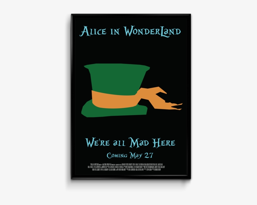 Mad Hatter Poster, transparent png download