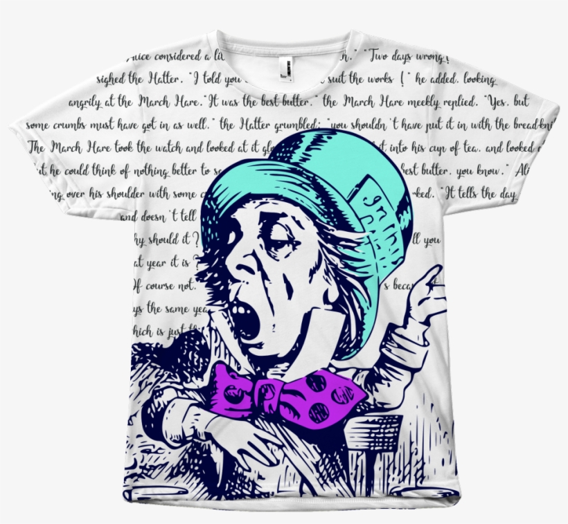 Alice In Wonderland Mad Hatter Shirt - Alice In Wonderland Mad Hatter, transparent png download