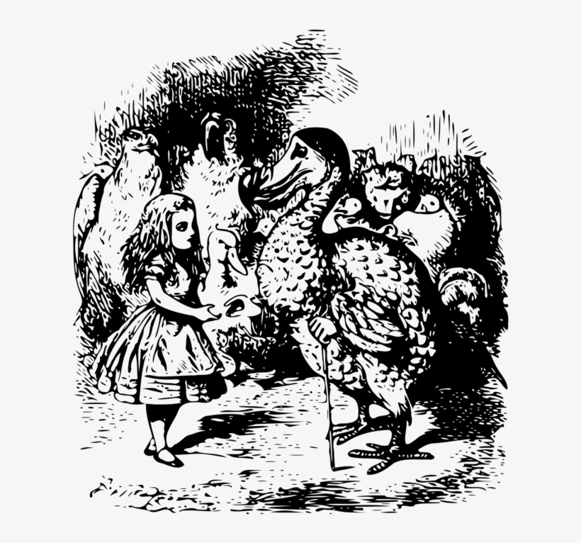 Alice's Adventures In Wonderland Dodo Mad Hatter - Thimble Alice In Wonderland, transparent png download