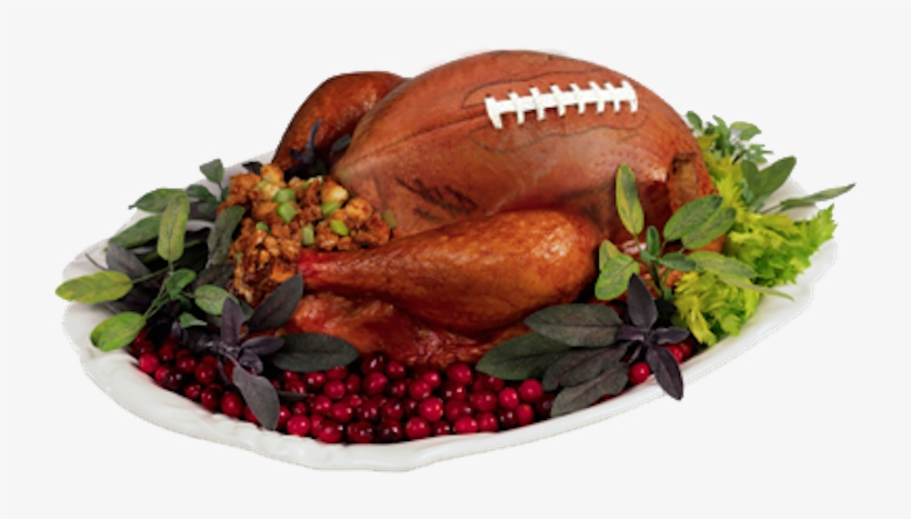 Nfl Turkey Day Priveiw - Turkey On A Platter, transparent png download