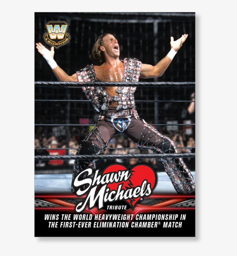 2018 Topps Wwe Heritage Wins The World Heavyweight - Official Wwe Shawn Michaels Hard Back Case, transparent png download