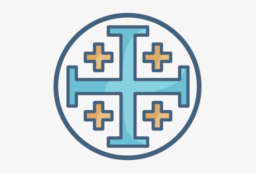 Jerusalem Cross - Artur Ivanov, transparent png download