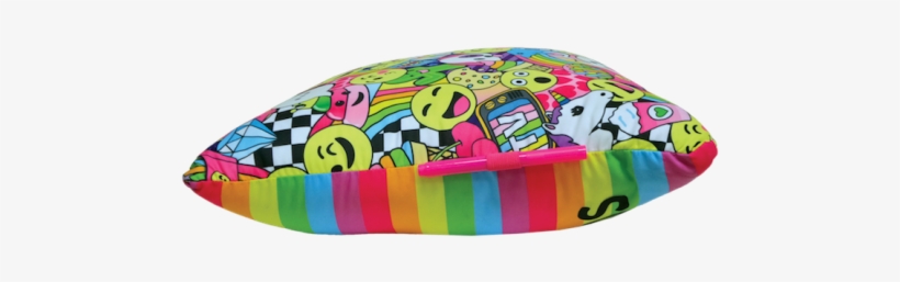 Emoji Collage Autograph Pillow Girl Iscream - Hat, transparent png download