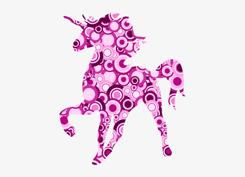 Click And Drag To Re-position The Image, If Desired - Pink Unicorn Art, transparent png download