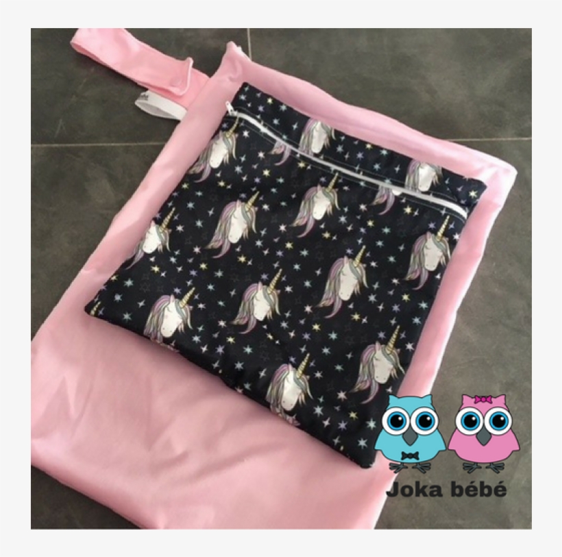 Pink Unicorn Double Wetbag - Unicorn, transparent png download