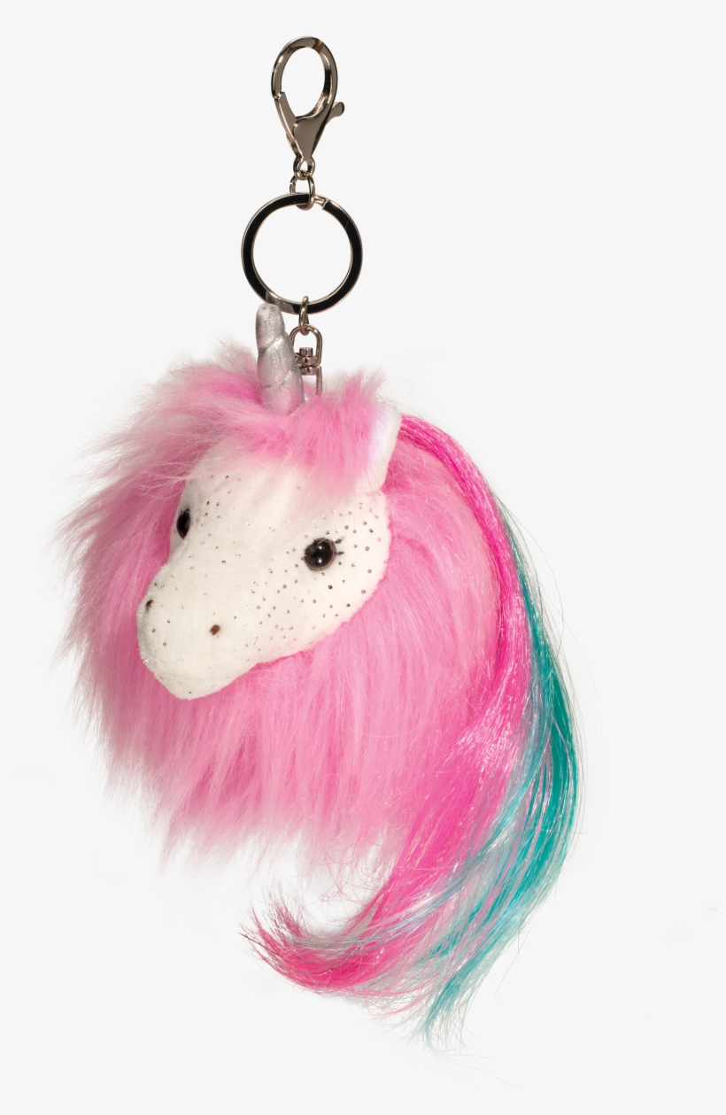 Douglas Fur Fuzzle Poms Hot Pink Unicorn - Stuffed Toy, transparent png download
