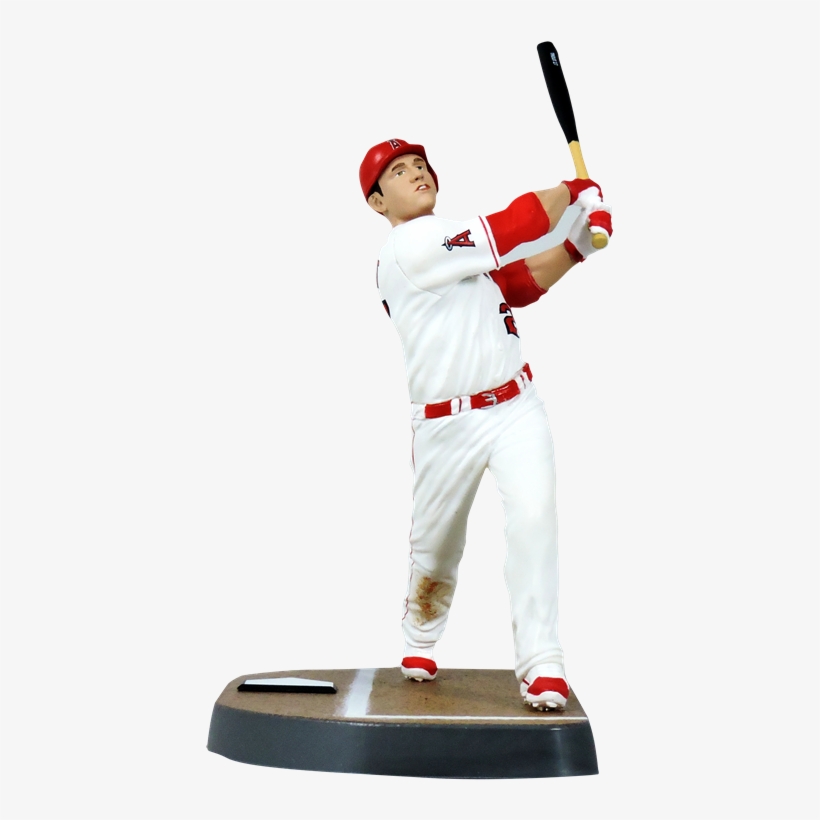 Mike Trout, One Of Baseball's Brightest Stars, Shines - Mike Trout Hitting Transparent Background, transparent png download
