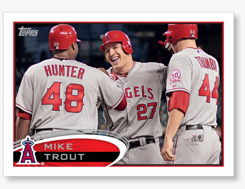 Mike Trout 2017 Topps Baseball Series 1 Rediscover - 2012 Topps #446 Mike Trout Angels Psa 10 Gem Mint, transparent png download