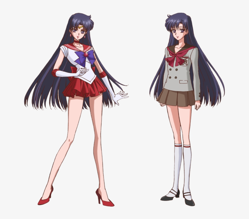 Post By Snap Jack On Jul 31, 2014 At - Sailor Moon Crystal Sailor Mars Hino Rei Winter School, transparent png download