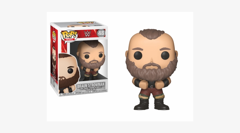 Wwe 48 Braun Strowman Pop Vinyl Action Figures Fu24823 - Braun Strowman Pop Figure, transparent png download