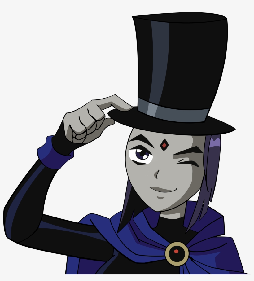 Raven Teen Titans Hat, transparent png download