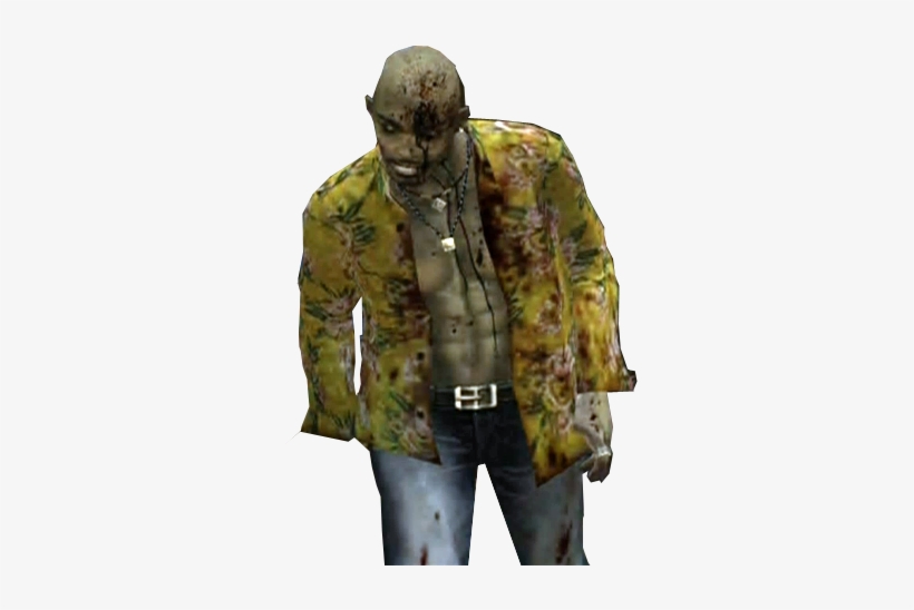 Dead Rising Zombie Group Hawaiian Shirt Hunting Knife - Dead Rising 1 Zombies, transparent png download