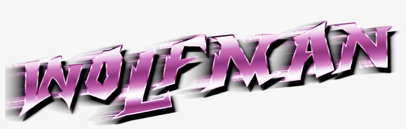 Wolfman - Wolf Man Text Png, transparent png download