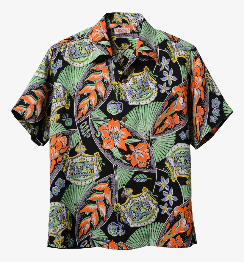 Sun Surf Vintage Style Hawaiian Shirt, Symbols Of Hawaii - Hawaii, transparent png download